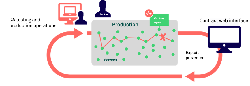 This image shows the Protect workflow